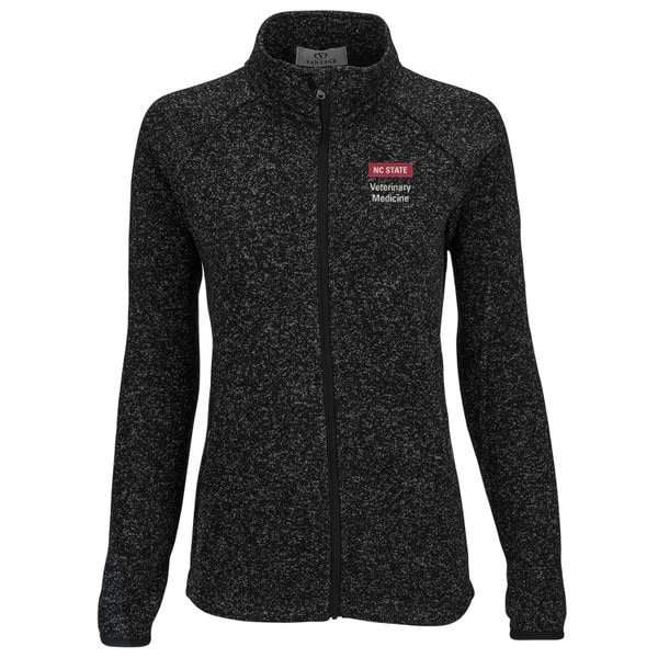 Black Heather Women's Full Zip Jack